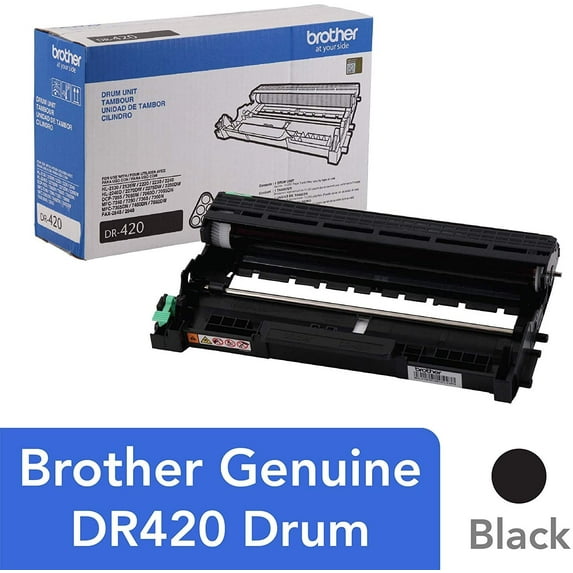 Brother Genuine Drum Unit, DR420, Yields Up to 12,000 pages Brother Genuine Drum Unit, DR420, Yields Up to 12,000 pages